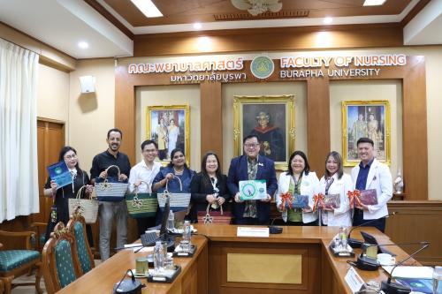 การต้อนรับคณะศึกษาดูงานจาก General Santos Doctors Medical School Foundation Inc. ประเทศฟิลิปปินส์