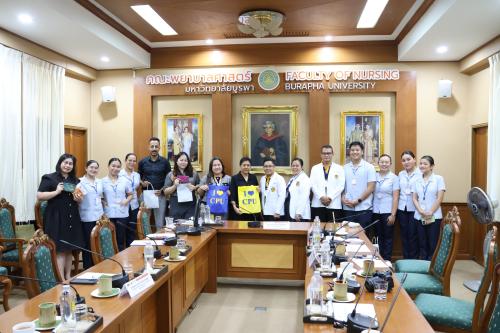 ต้อนรับคณะศึกษาดูงานจาก College of Nursing, Central Philippine University ประเทศฟิลิปปินส์