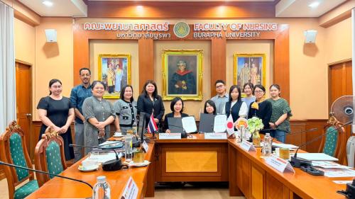 Faculty of Nursing, Burapha University Welcomes Jichi Medical University from Japan for Academic Exchange and MOU Signing